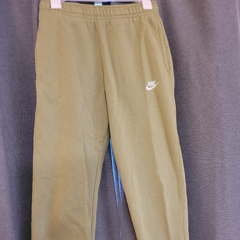 Nike green joggers used